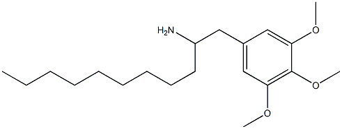 3,4,5-Trimethoxy-α-nonylbenzeneethanamine Structure