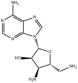 3',5'-二氨基-3',5'-二脱氧腺苷 结构式