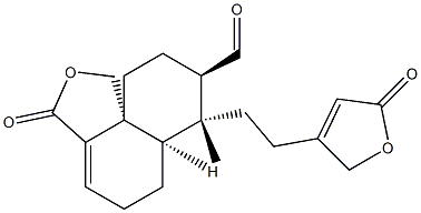(6aR,10aR)-7β-[2-(2,5-Dihydro-5-oxofuran-3-yl)ethyl]-3,5,6,6aβ,7,8,9,10-octahydro-7-methyl-3-oxonaphtho[1,8a-c]furan-8α-carbaldehyde Structure