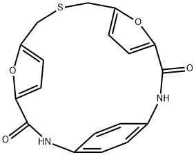 22,23-Dioxa-9-thia-2,16-diazatetracyclo[15.2.2.14,7.111,14]tricosa-4,6,11,13,17,19(1),20-heptaene-3,15-dione Structure