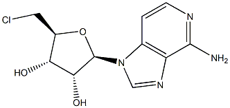 5'-chloro-5'-deoxy-9-deazaadenosine Structure