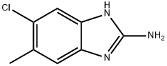 1H-Benzimidazol-2-amine,5-chloro-6-methyl-(9CI) 结构式