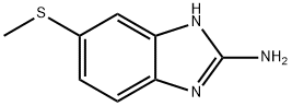 1H-Benzimidazol-2-amine,5-(methylthio)-(9CI) 结构式