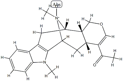Alstphyllan-19-one 4-oxide 结构式