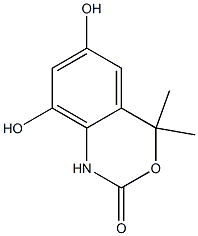2H-3,1-Benzoxazin-2-one,1,4-dihydro-6,8-dihydroxy-4,4-dimethyl-(9CI) 结构式