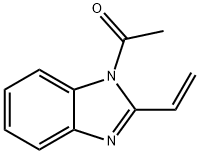 1H-Benzimidazole,1-acetyl-2-ethenyl-(9CI) Structure