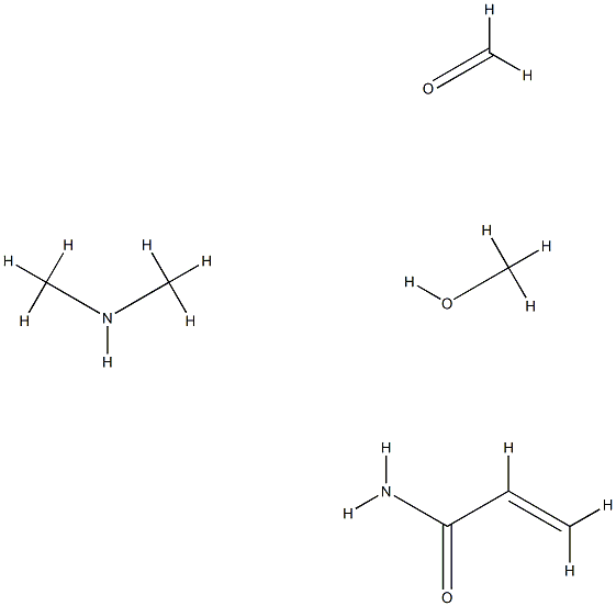 2-Propenamide, homopolymer, reaction products with dimethylamine, form aldehyde and methanol 结构式