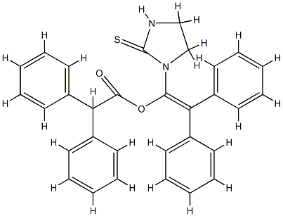 α-Phenylbenzeneacetic acid 2,2-diphenyl-1-(2-thioxoimidazolidin-1-yl)ethenyl ester|