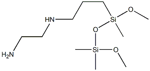[[[3-[(2-氨乙基)氨基]丙基]次甲硅基]三(氧)]三甲氧基封端的二甲基(硅氧烷与聚硅氧烷), 67923-07-3, 结构式