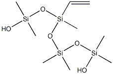 羟基封端的二甲基甲基乙烯基(硅氧烷与聚硅氧烷), 67923-19-7, 结构式