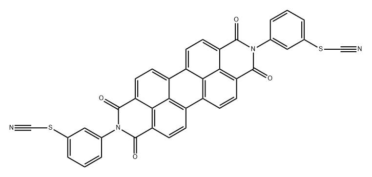 [1,3,8,10-tetrahydro-1,3,8,10-tetraoxoanthra[2,1,9-def:6,5,10-d'e'f']diisoquinoline-2,9-diyl]di-m-phenylene bis(thiocyanate)|硫化红 11