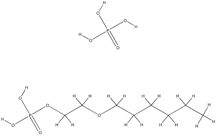 Poly(oxy-1,2-ethanediyl), .alpha.-hexyl-.omega.-hydroxy-, phosphate 结构式