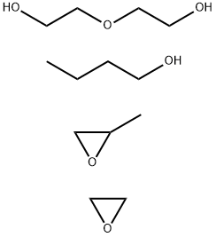 Oxirane, methyl-, polymer with oxirane, ether with 2,2-oxybisethanol (2:1), butyl ether 结构式