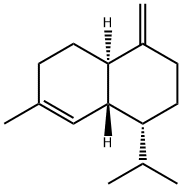 (1R)-1,2,3,4,4aβ,5,6,8aα-Octahydro-7-methyl-4-methylene-1β-isopropylnaphthalene Structure