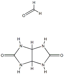 四氢化咪唑并[4,5-D]咪唑-2,5(1H,3H)-二酮与甲醛的丁基化聚合物 结构式