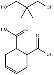 2,2-二甲基-1,3-丙二醇和4-环己烯-1,2-二羧酸生成的酯 结构式