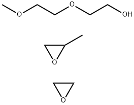 Oxirane, methyl-, polymer with oxirane, 2-(2-methoxyethoxy)ethyl ether 结构式
