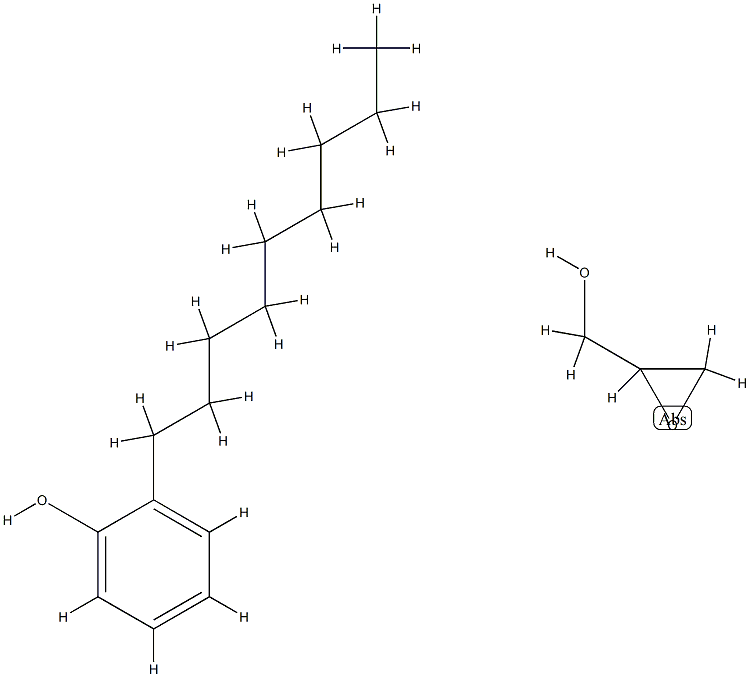 甲醇环氧乙烷与壬基酚的聚合物, 68072-38-8, 结构式