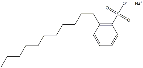 C10-16 烷基苯磺酸钠 结构式
