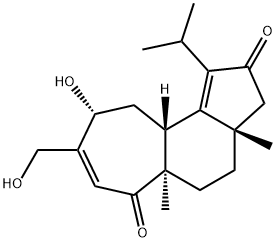 (3aS)-2,3,3a,4,5,5a,6,9,10,10aβ-Decahydro-9α-hydroxy-8-hydroxymethyl-3aβ,5aα-dimethyl-1-isopropylcyclohept[e]indene-2,6-dione|