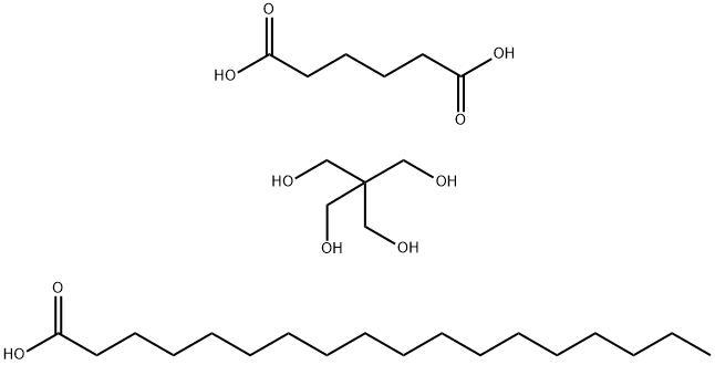 己二酸与2,2-二(羟甲基)-1,3-丙二醇十八烷酸酯 结构式