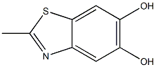 5,6-Benzothiazolediol,2-methyl-(6CI,7CI,9CI) Structure