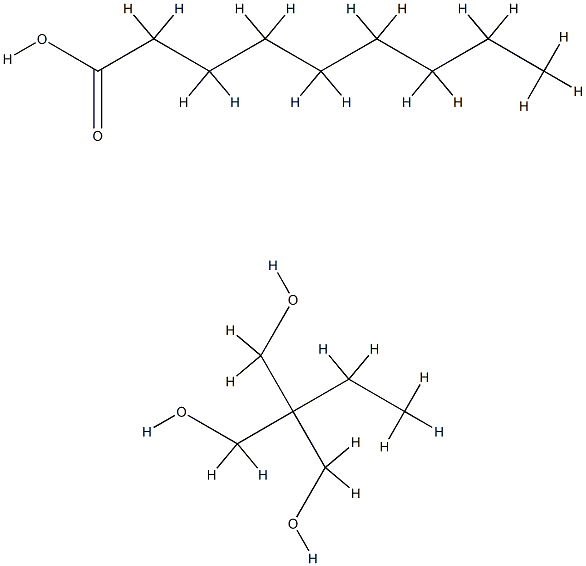 Nonanoic acid, polymer with 2-ethyl-2-(hydroxymethyl)-1,3-propanediol Structure