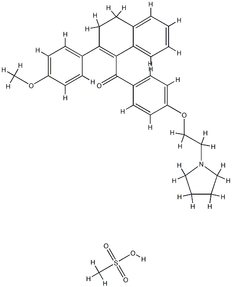 Trioxifene Structure