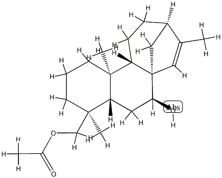 (4S)-Kaur-15-ene-7β,19-diol 19-acetate Structure