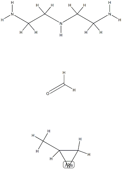 Formaldehyde, polymer with N-(2-aminoethyl)-1,2-ethanediamine and methyloxirane Structure