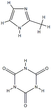 2-Methylimidazole-isocyanuric acid adduct Structure