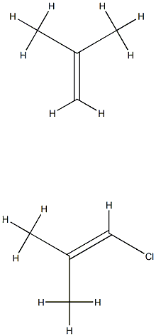 氯化聚丙烯, 68442-33-1, 结构式