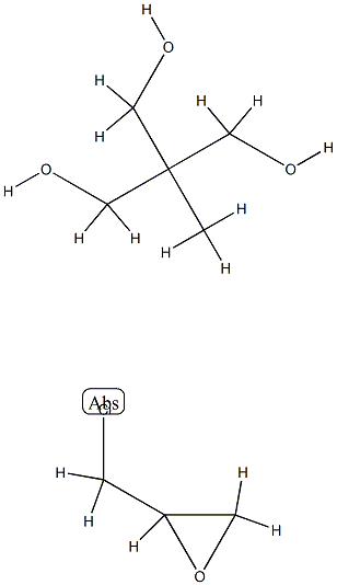 1,3-Propanediol, 2-(hydroxymethyl)-2-methyl-, polymer with (chloromethyl)oxirane Structure