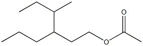 乙酸支链癸酯 结构式