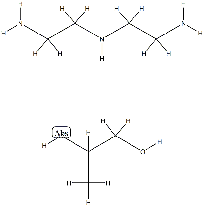 1,2-Propanediol, polymer with N-(2-aminoethyl)-1,2-ethanediamine 结构式