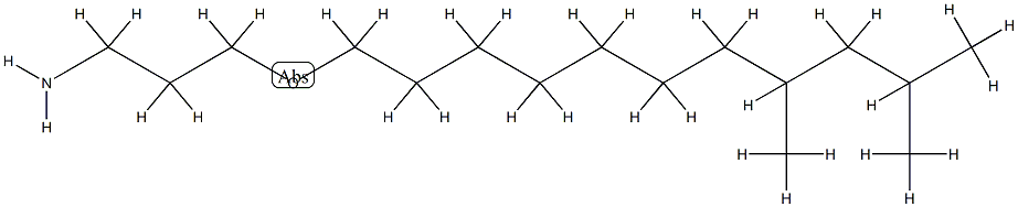 支链3-(十三烷基氧)丙胺, 68511-40-0, 结构式