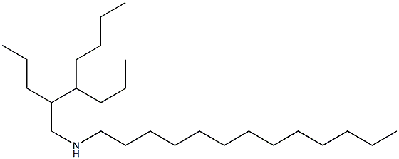 N-十三烷基(支链)-1-三癸胺 结构式