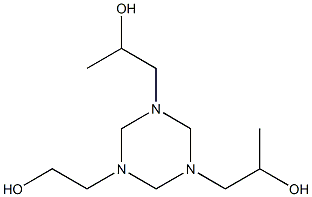 α,α'-Dimethyl-1,3,5-triazine-1,3,5(2H,4H,6H)-triethanol 结构式