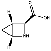 (1R,4S)-2-Azabicyclo[2.1.0]pentane-3α-carboxylic acid 结构式