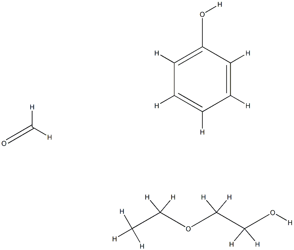 Formaldehyde, polymer with 2-ethoxyethanol and phenol 结构式