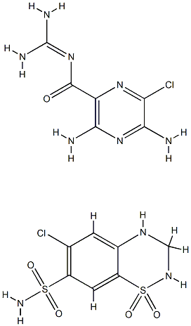 co-amilozide 结构式