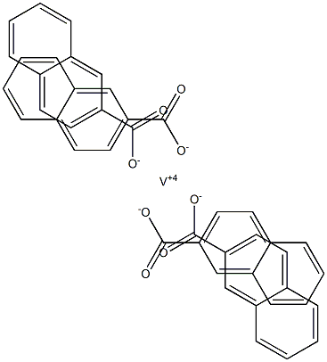 环烷酸氧钒, 68553-60-6, 结构式