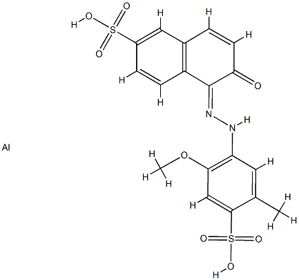 Aluminum, 6-hydroxy-5-[(2-methoxy-5-methyl-4-sulfophenyl)azo]-2-naphthalenesulfonic acid complex|颜料红 273