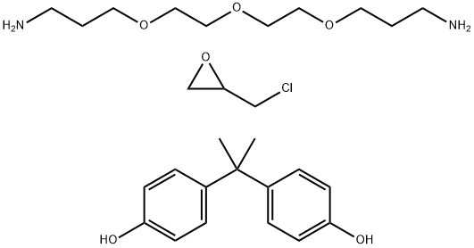 Phenol, 4,4'-(1-methylethylidene)bis-, polymer with (chloromethyl)oxirane, reaction products with 3,3'-[oxybis(2,1-ethanediyloxy)]bis[1-propanamine]|