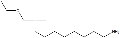 C12-C14 叔烷基胺乙氧基化丙氧基化物, 68603-58-7, 结构式