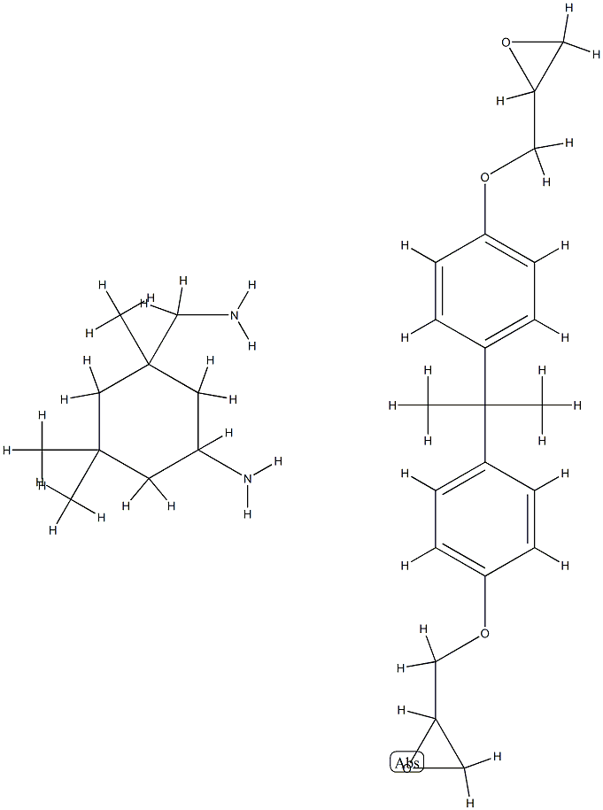 Cyclohexanemethanamine, 5-amino-1,3,3-trimethyl-, reaction products with bisphenol A diglycidyl ether homopolymer|5-氨基-1,3,3-三甲基环己基甲胺与双酚A二缩水甘油酯醚的均聚物的反应产物