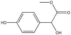 2-羟基-2-(4-羟基苯基)乙酸甲酯 结构式