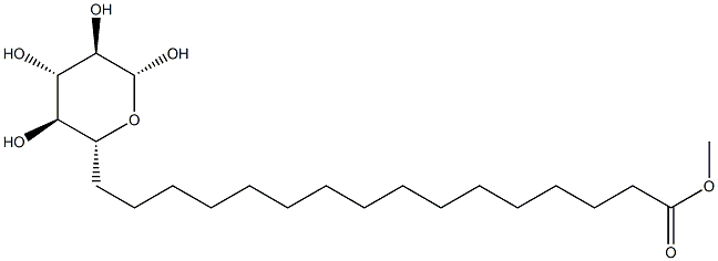 β-D-Glucopyranose 6-palmitate Structure
