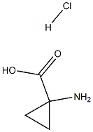 1-氨基环丙烷羧酸盐酸盐, 68781-13-5, 结构式