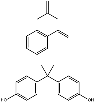 4,4’-(1-甲基亚乙基)二苯酚与异丁烯和苯乙烯的反应产物, 68784-69-0, 结构式